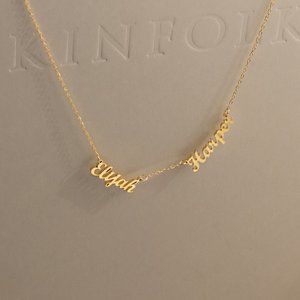 Personalized Letter Necklace Minimalist Gift for Best Friend